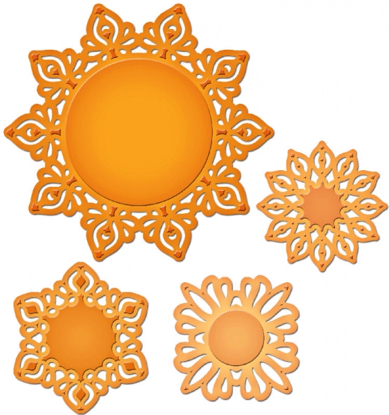 Stanzschablone Spellbinders Shapeabilities, Persian Motifs